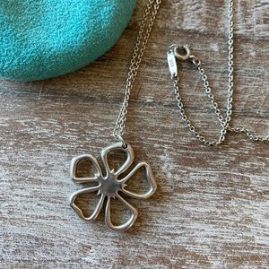 Tiffany & Co. Vintage Flower Pendant Necklace